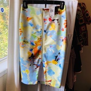 Zip front skirt! Wash colors!